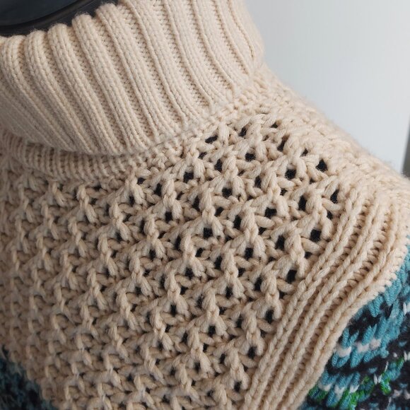 Missioni Oversized Turtleneck Sweater -  Size S/M - Picture 6 of 7